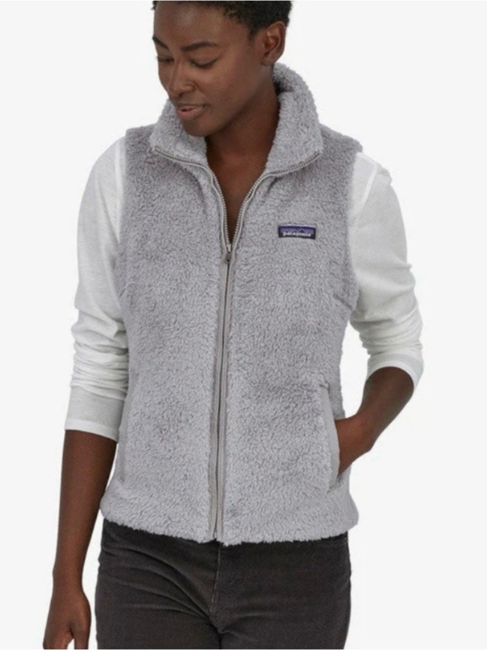 Patagonia Women’s Los Gatos Fleece Vest Light Grey